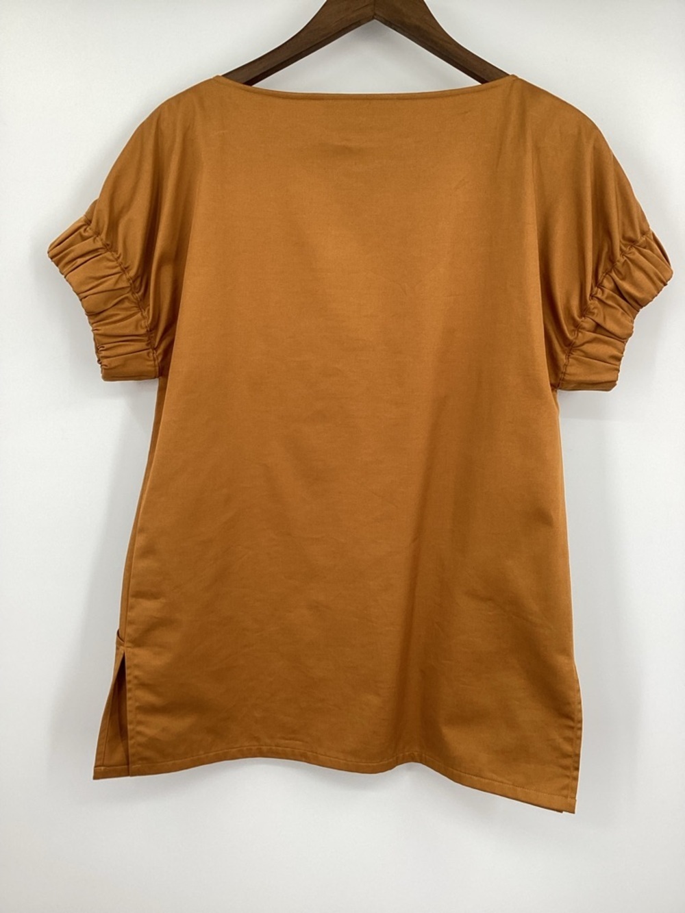 Inclan Studio Houston Minimalist Camel London Cotton Top - Picture 3 of 11
